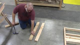 How to frame a door that butts up to a wall with T post and corner post