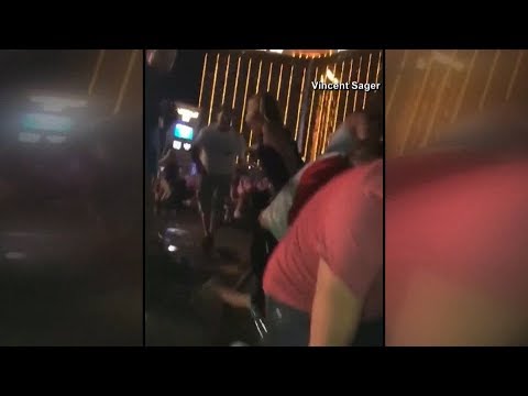 Las Vegas Shooting: compilation of cell phone video capturing chaos after deadly shooting