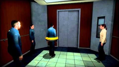 Playing alone. Elevator source.