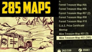 Fallout 76 - 285 Mire Treasure Maps Rewards