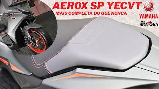 The new Yamaha AEROX SP YECVT is a whole different ball game, more complete than ever.