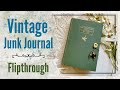 Inspiration and ideas a vintage junk journal flipthrough   sold