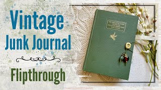 Inspiration and Ideas! a Vintage Junk Journal Flipthrough   (SOLD)