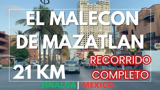 RECORRIDO DEL MALECON MÁS LARGO DE MEXICO | #MAZATLAN | SALUDOS ESPECIALES | Luisdemaza