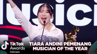 Selamat Untuk Tiara Andini Jadi Pemenang Musician Of The Year | TIKTOK AWARDS INDONESIA 2023