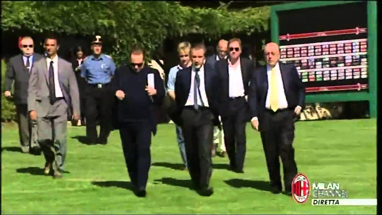 Berlusconi in Milanello 12-09-2014