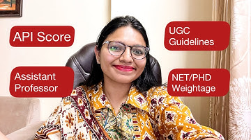 API Score for Assistant Professor | UGC NET