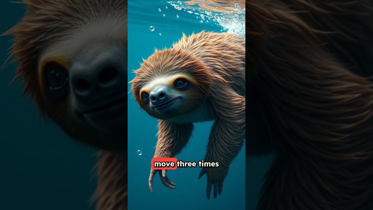 Sloths: Underwater Champions of Breath-Holding 