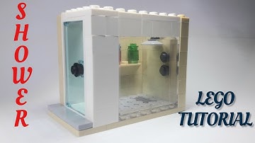 LEGO Walk in Shower Tutorial | Lego Tutorial easy