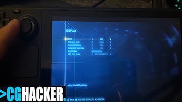 How to Adjust Screen Resolution Display Settings in Ace Combat 7 on STEAM DECK