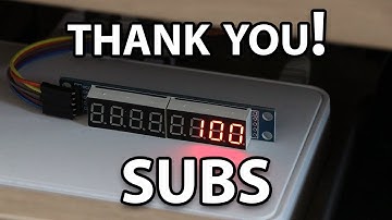 100 Subscribers Video! 7 Segment Display MQTT Style!
