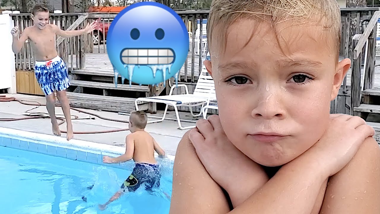 🥶jumping Into The Freezing Cold Pool ️ Youtube