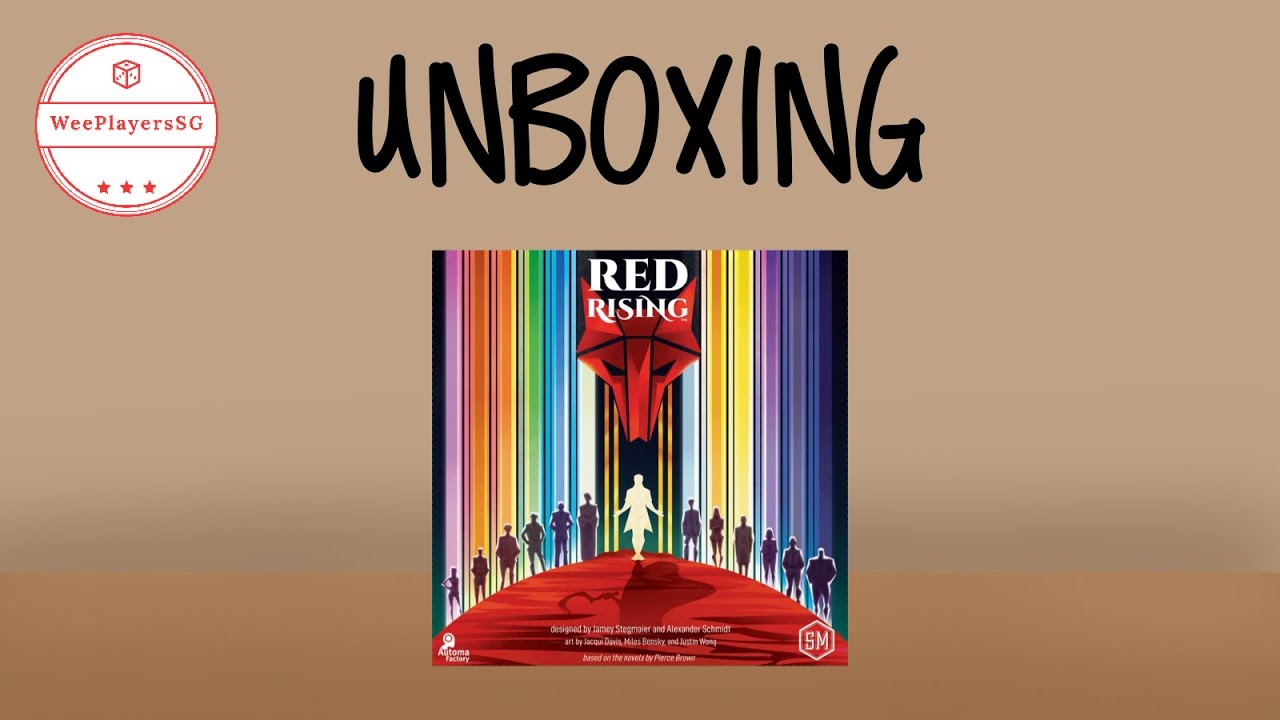 Red Rising Detailed Unboxing [WeeUnbox]