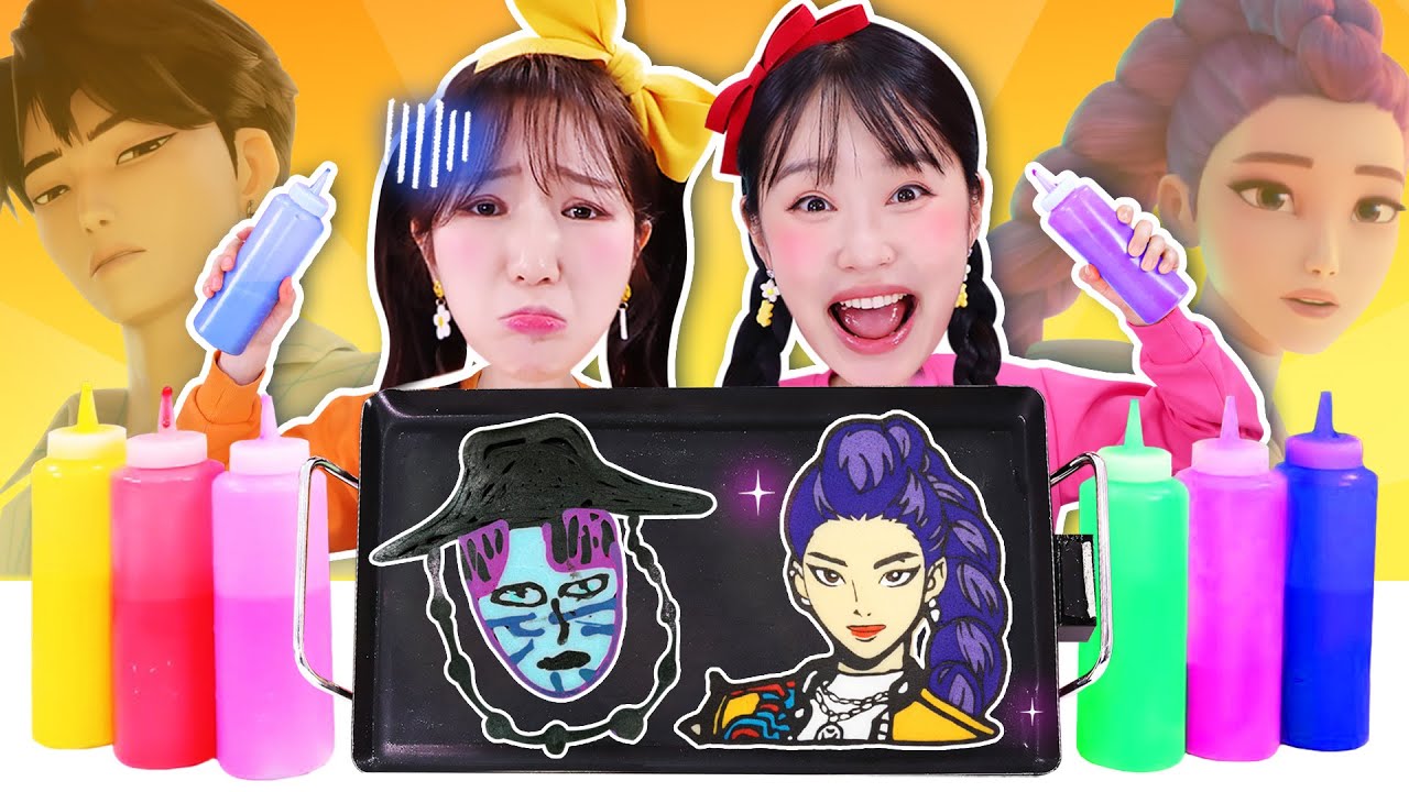 [케데헌] 케이팝 데몬 헌터스 루미 진우 팬케이크 챌린지 Kpop Demon huters Pancake challenge