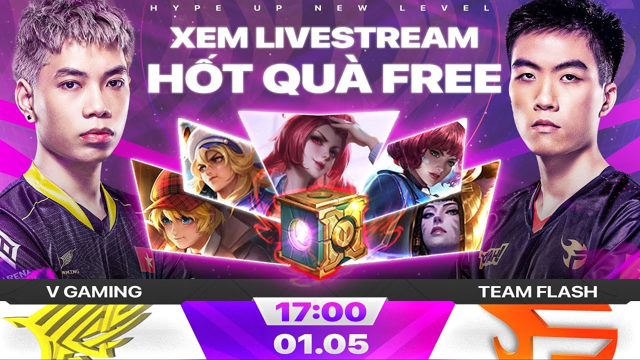 🔴 TRỰC TIẾP [CÓ GIFTCODE]: V GAMING vs TEAM FLASH | ĐTDV MÙA XUÂN 2022 – PLAY-OFF 3 NGÀY 01/05