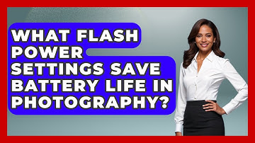 What Flash Power Settings Save Battery Life In Photography? - Image Review Studio