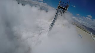 Filming a Rocket Motor Through a Sugary Snowstorm (Paul Snow)