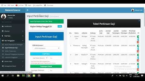 WEB SISTEM ABSENSI DAN PENGGAJIAN FINGERPRINT X100C (PART 4)