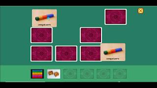 EQUAL SHARES & PARTS, Intro to fractions INTERACTIVE MATH GAMES for kids by STARFALL