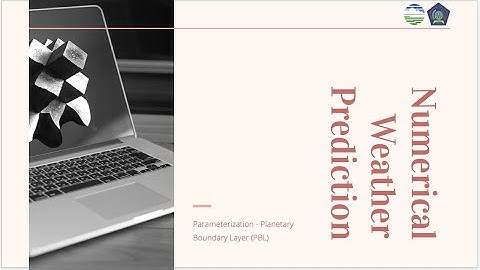 NWP - PBL Parameterization