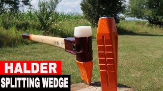 HALDER SPLITTING WEDGE REVIEW- FIREWOOD SPLITTING -MODEL 355.260