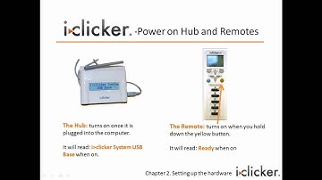 iclicker Hardware Setup - Chapter 2