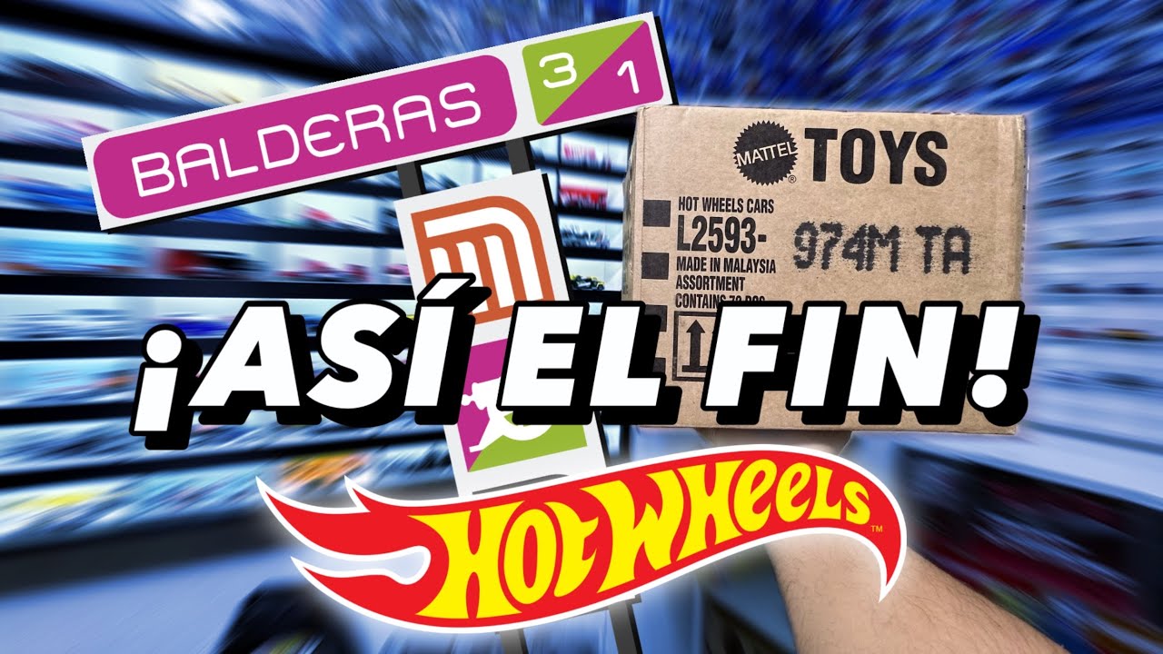 Comprando, cambiando llantas y compartiendo caja de Hot Wheels 