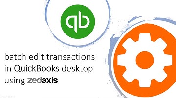 How to batch edit transactions in QuickBooks
