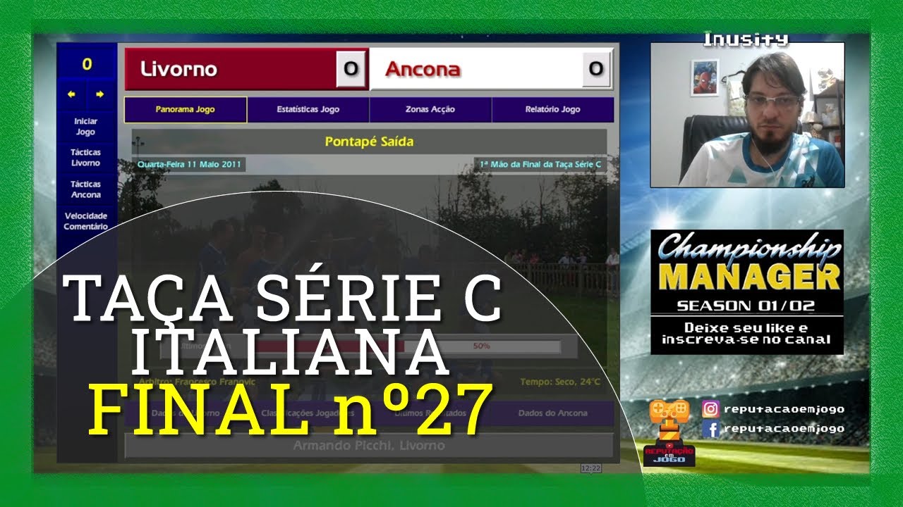 FINAL DA TAÇA SÉRIE C ITALIANA DE 2011 NO CM 01/02! Final nº 27 