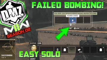 MW2 DMZ "FAILED BOMBING" EASY SOLO GUIDE! HOW TO PLACE ARMED CHARGE AT AL SHARIM DEAD DROP *NEW*