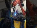 Our designed 200-500KG payload double-axis P-type #positioner, supporting #CRP #welding #robot⚙️🤖