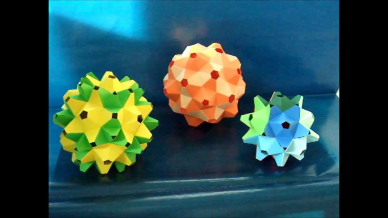 origami modular kusudama flower kusudama tutorial dutchpapergirl YouTube