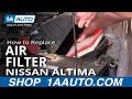 How to Replace Air Filter 1993-2001 Nissan Altima