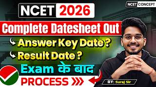 Ncet Itep 2026 Complete Datasheet Outanswer Key Date ? कब आयग Result? Complete Information