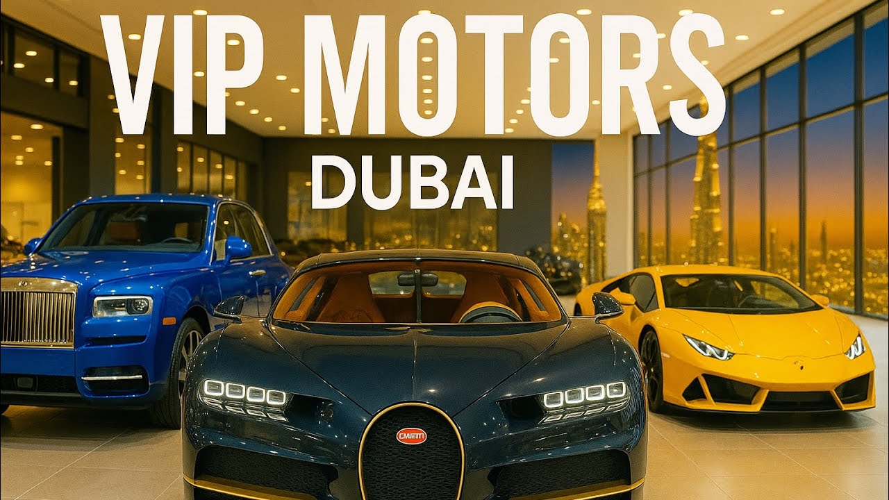 Inside VIP Motors Dubai – Home to $10M Bugattis & Rare Hypercars [4K]