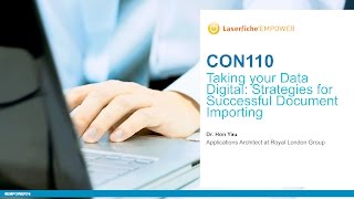 Royal London Group: Taking your Data Digital - Strategies for Successful Document Importing