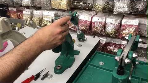 How To Use Our Dies On 3/8" Shank Machine - GoldStarTool.com - 800-868-4419