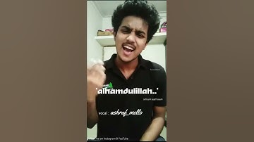 Thumbnail of Alhamdulillah song cover - soofiyum sujathayum