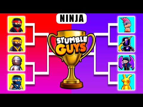 NINJA vs Special NEW Skins 0.46.1 in Stumble Guys 🥇 Tournament Battle 🔥 1 VS 1 Battle