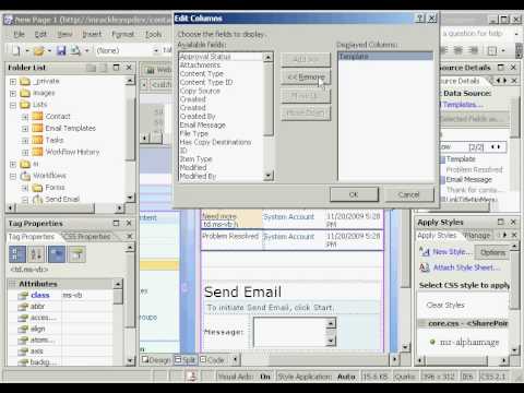 Quicky Dirty Email Templates In Sharepoint