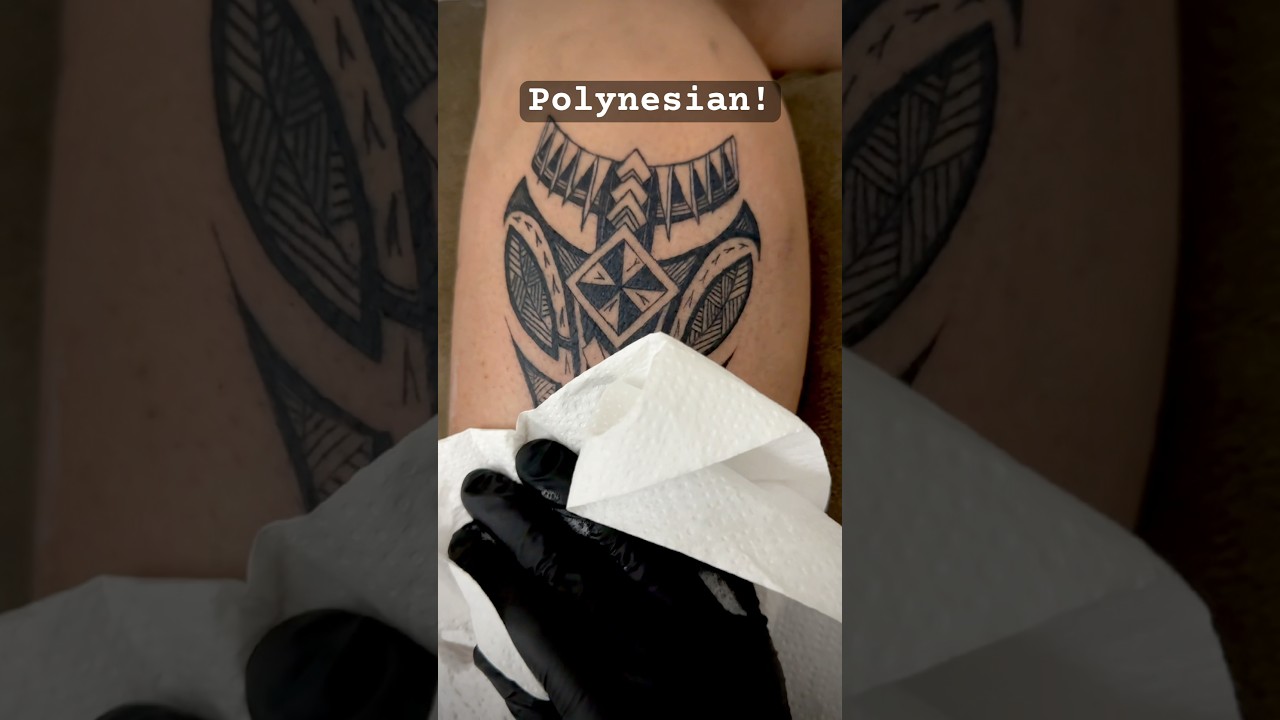 First Polynesian tatoo | tattoo art