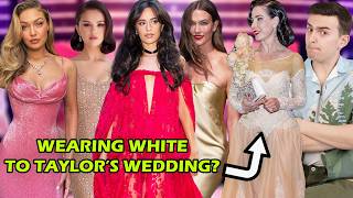 TAYLOR SWIFT & TRAVIS KELCE WEDDING FASHION REVIEW (wearing white is WILD) screenshot 4