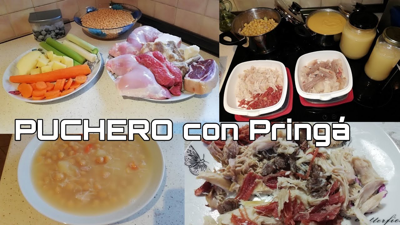 PUCHERO con Pringá (Puchero Típico Andaluz paso a paso)