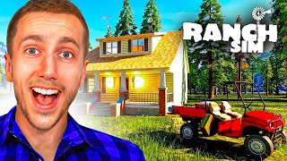 WHEN WE FIRST PLAYED RANCH SIMULATOR! (FULL VOD)