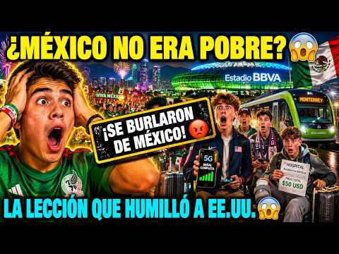 ¡LLORAN DE VERGÜENZA! 😭 Gringos arrogantes en shock al ver el verdadero México en el Mundial