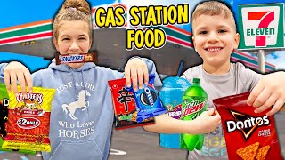 Eating ONLY Gas Station FOOD For 24 HOURS!! | JKREW