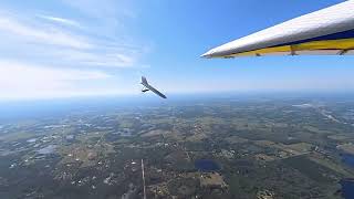 Hang gliding. Green Swamp Sport Klassic 2022. Insta360 one X2