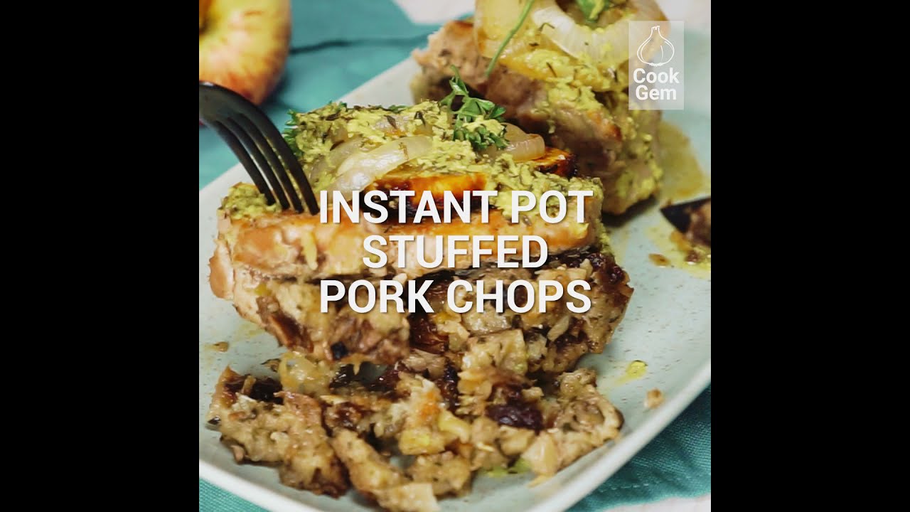 Easy Instant Pot Stuffed Pork Chops YouTube