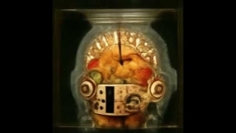 CLIP Guided Diffusion (Text-to-Image): brain machine interface by Giuseppe Arcimboldo