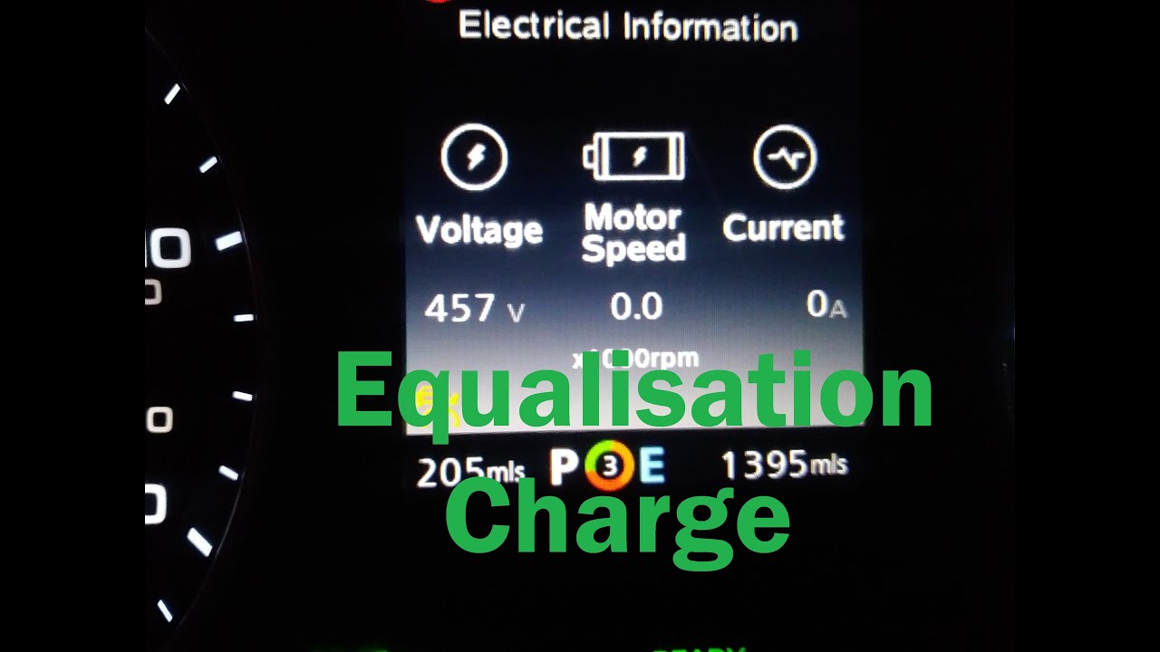 MG ZS EV Equalisation Charge Battery Balancing YouTube